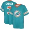 Robbie Chosen Name & Number Game Day V-Neck T-Shirt - Aqua