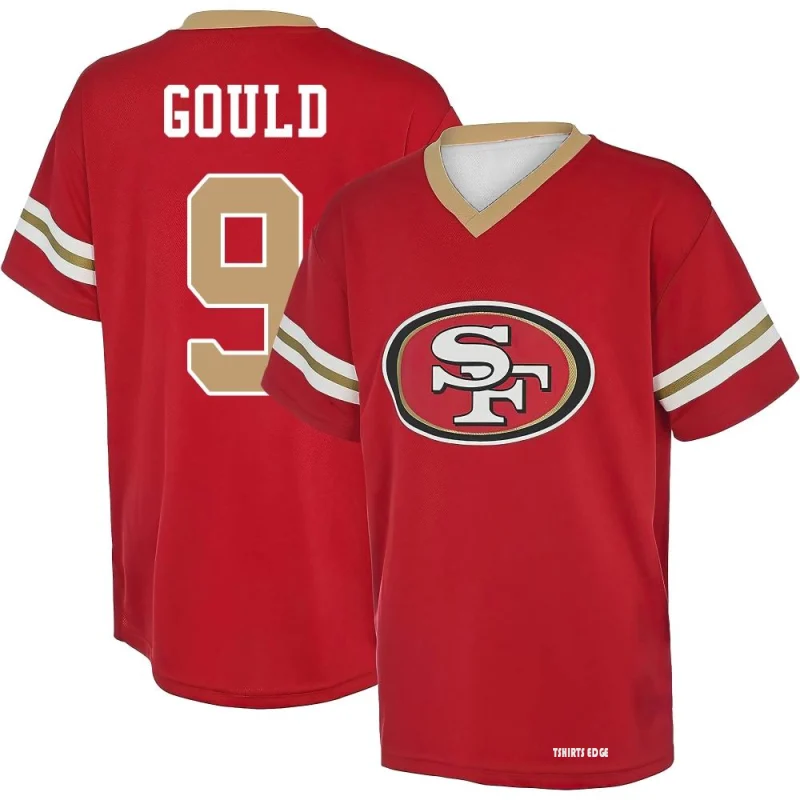 Tshirtsedge Robbie Gould Name & Number T-Shirt - Black