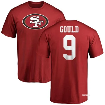 Women's Robbie Gould Name & Number Slim Fit T-Shirt - Red - Tshirtsedge