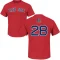 Robbie Ross Jr. Name & Number T-Shirt - Scarlet