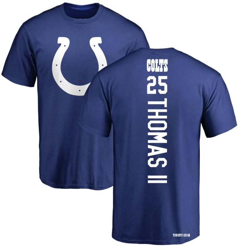 Rodney Thomas II Backer T-Shirt - Royal - Tshirtsedge