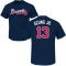 Ronald Acuna Jr. Name & Number T-Shirt - Navy