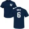 Roy White Name & Number T-Shirt - Navy