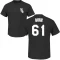 Ryan Burr Name & Number T-Shirt - Black