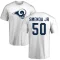 Ryan Smenda Jr. Name & Number T-Shirt - White