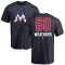 Ryan Weathers Name and Number Banner Wave T-Shirt - Navy