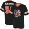 Sam Hubbard Name & Number Game Day V-Neck T-Shirt - Black