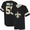 Sam Mills Name & Number Game Day V-Neck T-Shirt - Black