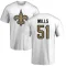 Sam Mills Name & Number T-Shirt - White