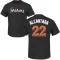 Sandy Alcantara Name & Number T-Shirt - Black