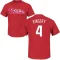 Scott Kingery Name & Number T-Shirt - Red