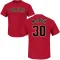 Scott McGough Name & Number T-Shirt - Crimson