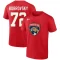 Sergei Bobrovsky 2023 Stanley Cup Final Name & Number T-Shirt - Red