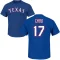 Shin-Soo Choo Name & Number T-Shirt - Royal