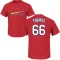 Sidney Thomas Name & Number T-Shirt - Red