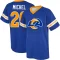 Sony Michel Name & Number Game Day V-Neck T-Shirt - Royal