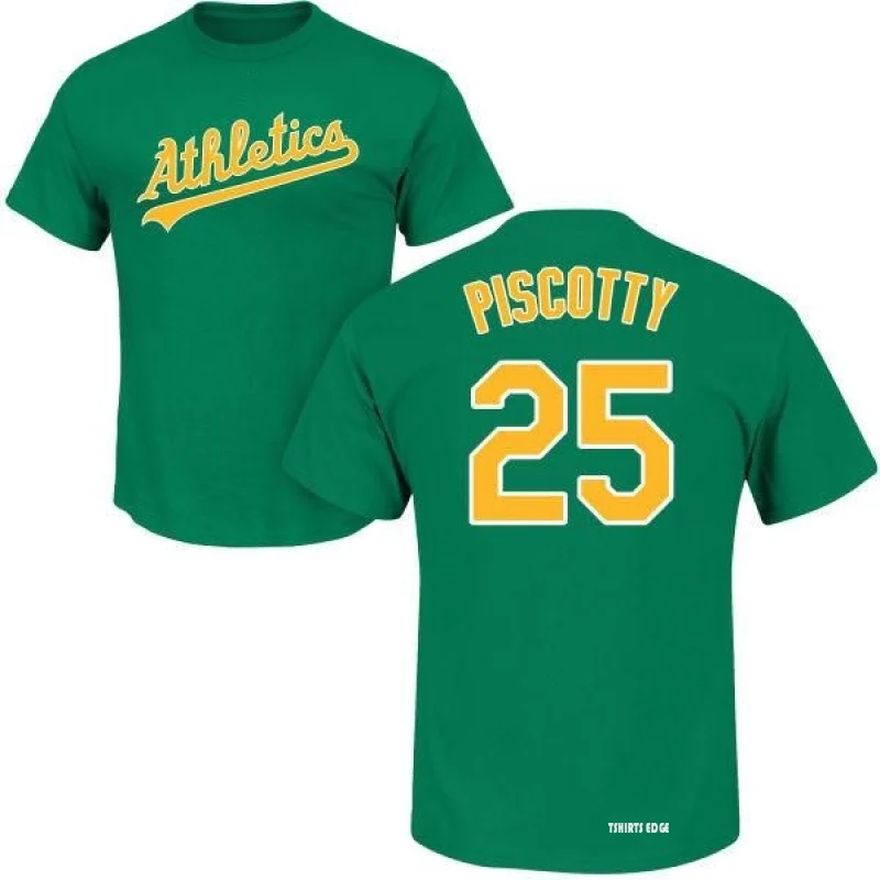 Stephen Piscotty Name & Number T-Shirt - Green - Tshirtsedge