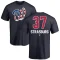 Stephen Strasburg Name and Number Banner Wave T-Shirt - Navy