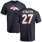 Steve Atwater Name & Number T-Shirt - Navy