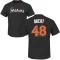 Steven Okert Name & Number T-Shirt - Black