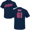 Tanner Bibee Name & Number T-Shirt - Navy