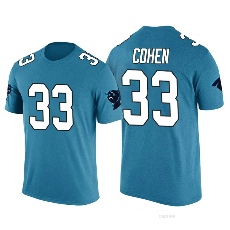 Tshirtsedge Tarik Cohen Legend Color Rush T-Shirt - Navy