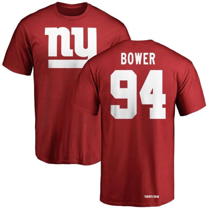 Tashawn Bower Name & Number T-Shirt - Ash - Tshirtsedge