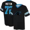 Taylor Moton Name & Number Game Day V-Neck T-Shirt - Black