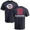 Ted Kluszewski Name and Number Banner Wave T-Shirt - Navy