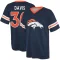 Terrell Davis Name & Number Game Day V-Neck T-Shirt - Navy