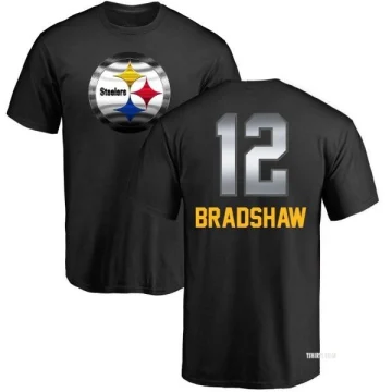 Terry Bradshaw Pittsburgh Steelers Women's Black by Midnight Mascot T-Shirt  