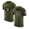 Tim Brown Legend Salute to Service T-Shirt - Olive