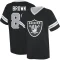 Tim Brown Name & Number Game Day V-Neck T-Shirt - Black