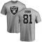 Tim Brown Name & Number T-Shirt - Ash