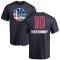 Tim Hardaway Name and Number Banner Wave T-Shirt - Navy