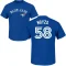 Tim Mayza Name & Number T-Shirt - Royal