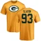 T.J. Slaton Name & Number T-Shirt - Gold