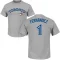 Tony Fernandez Name & Number T-Shirt - Gray