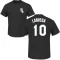 Tony Larussa Name & Number T-Shirt - Black