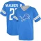 Tracy Walker III Los Name & Number Game Day V-Neck T-Shirt - Blue