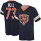 Travis Bell Name & Number Game Day V-Neck T-Shirt - Navy