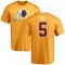 Tress Way Name & Number T-Shirt - Gold