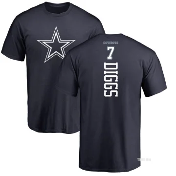 Troy Aikman Name & Number T-Shirt - Navy - Tshirtsedge