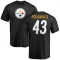 Troy Polamalu Name & Number T-Shirt - Black