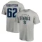 Tucker Robertson Name & Number Lockup T-Shirt - Gray