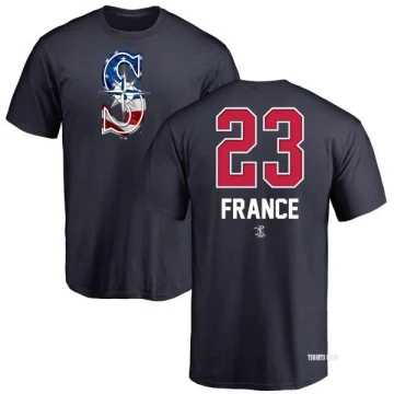 Ty France Backer T-Shirt - Ash - Tshirtsedge