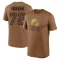 Ty Nsekhe Legend 2023 Salute To Service Performance T-Shirt - Brown