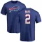 Tyler Bass Name & Number T-Shirt - Royal