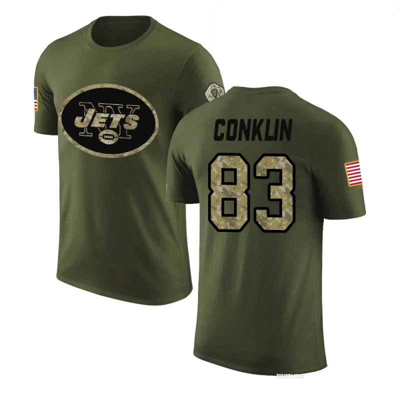 Tyler Conklin Legend Salute to Service T-Shirt - Olive - Tshirtsedge