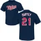 Tyler Duffey Name & Number T-Shirt - Navy